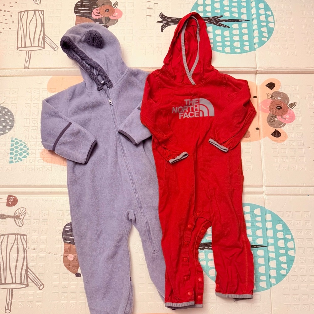 The North Face and Columbia Winter Suit Lot for Baby Toddler 18-24 mos